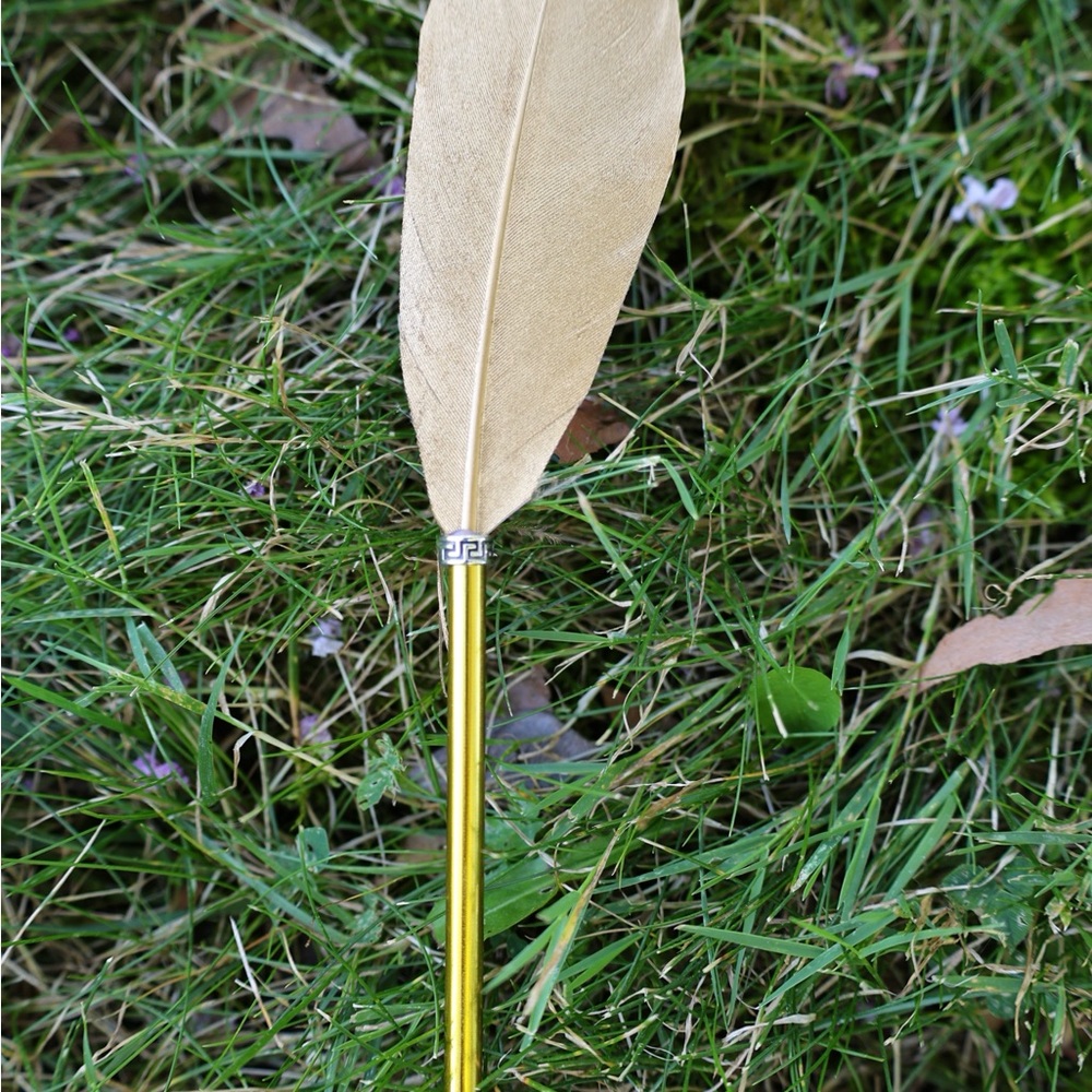 Gold Feather Pen